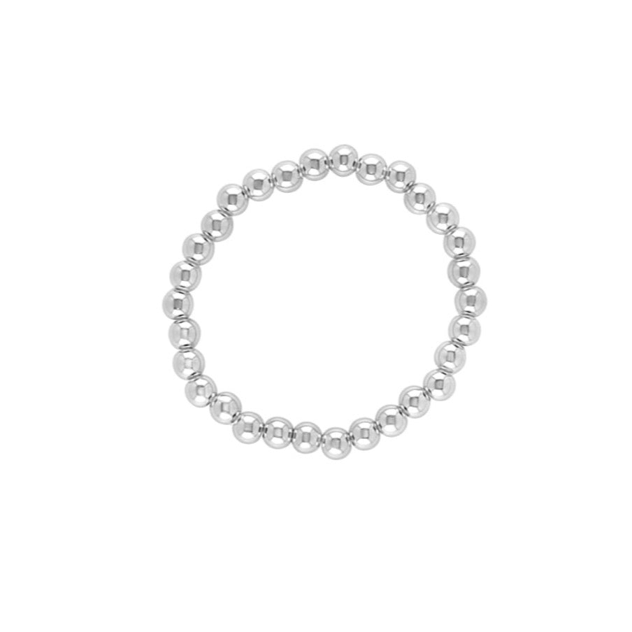 Stainless Bead Bracelet 5mm