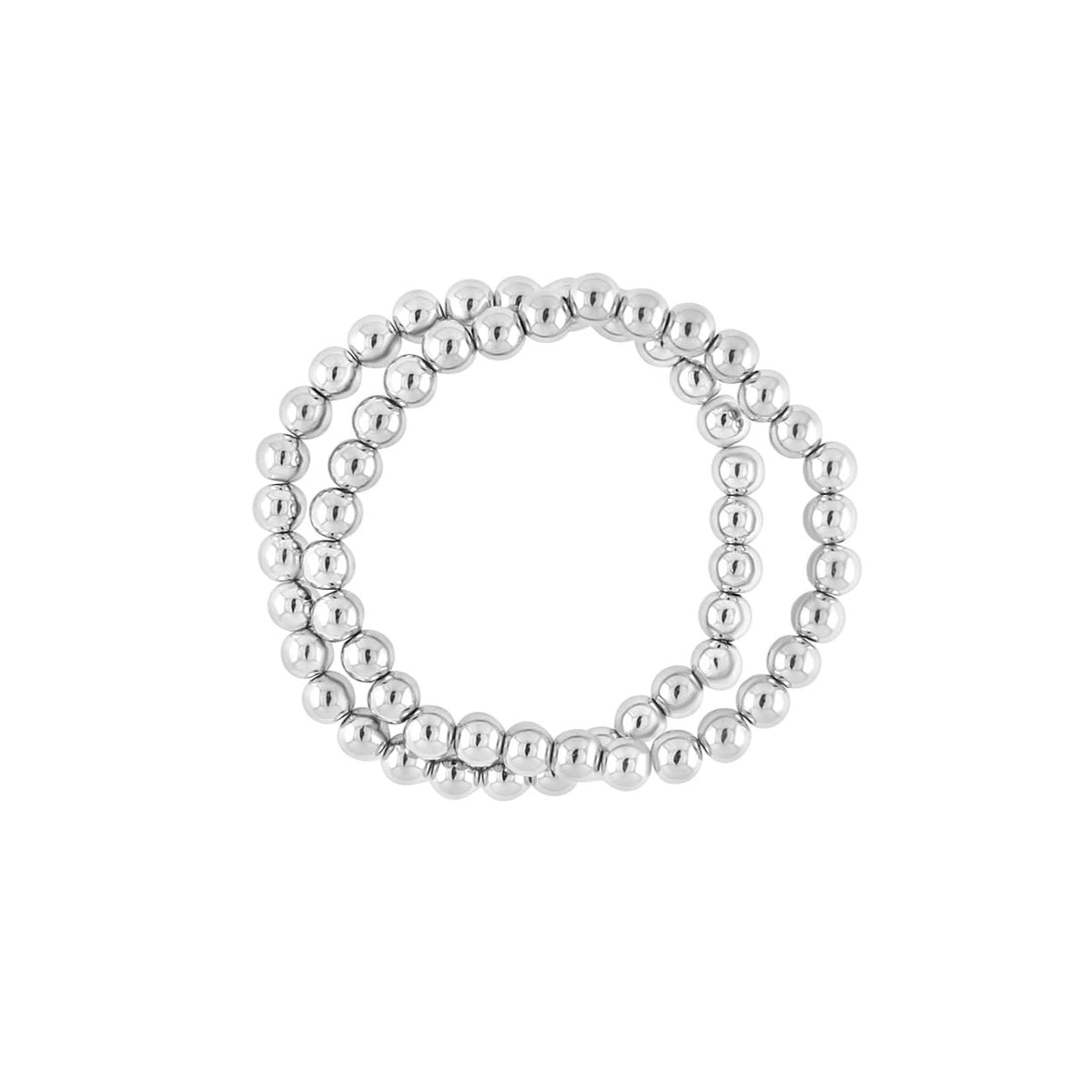 Stainless Bead Bracelet 5mm