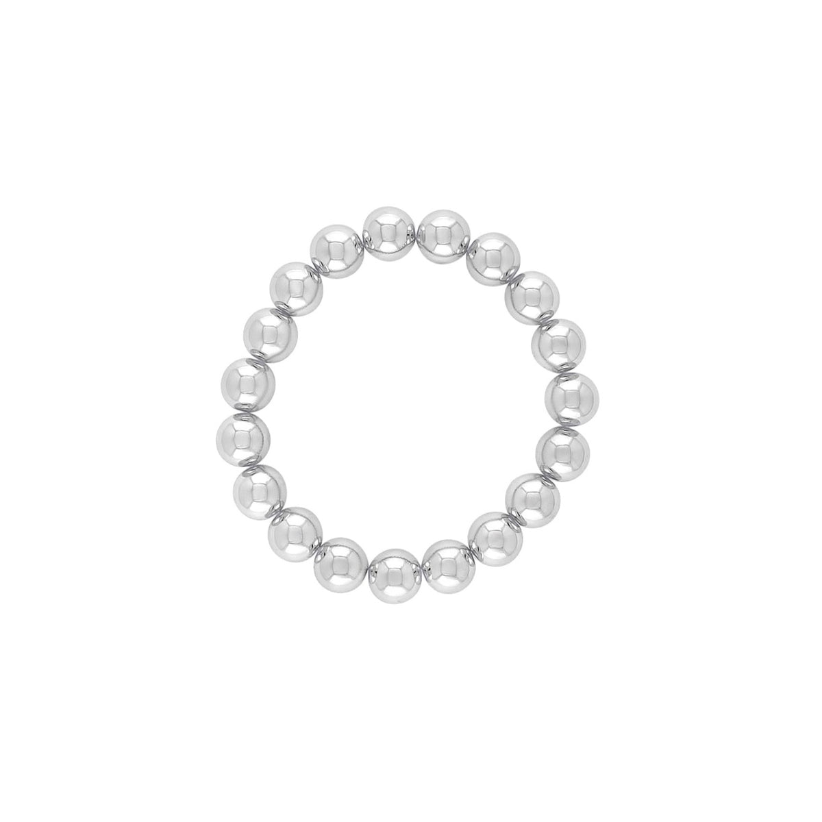 Stainless Bead Bracelet 8mm