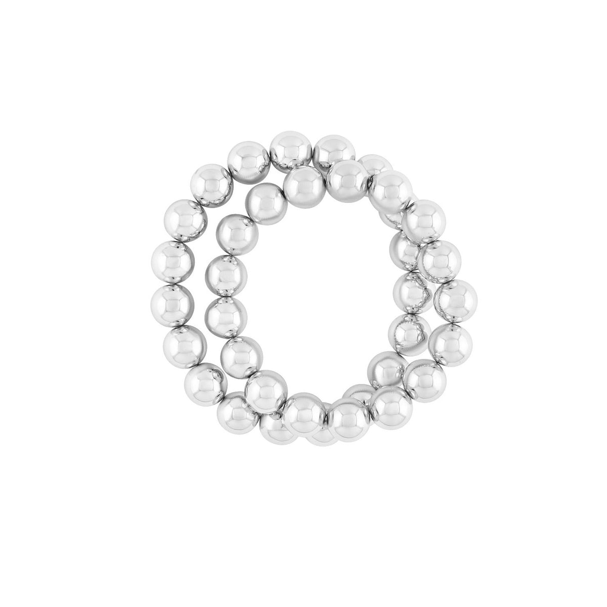 Stainless Bead Bracelet 10mm