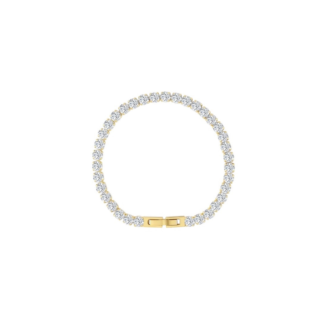 Gold Tennis Bracelet