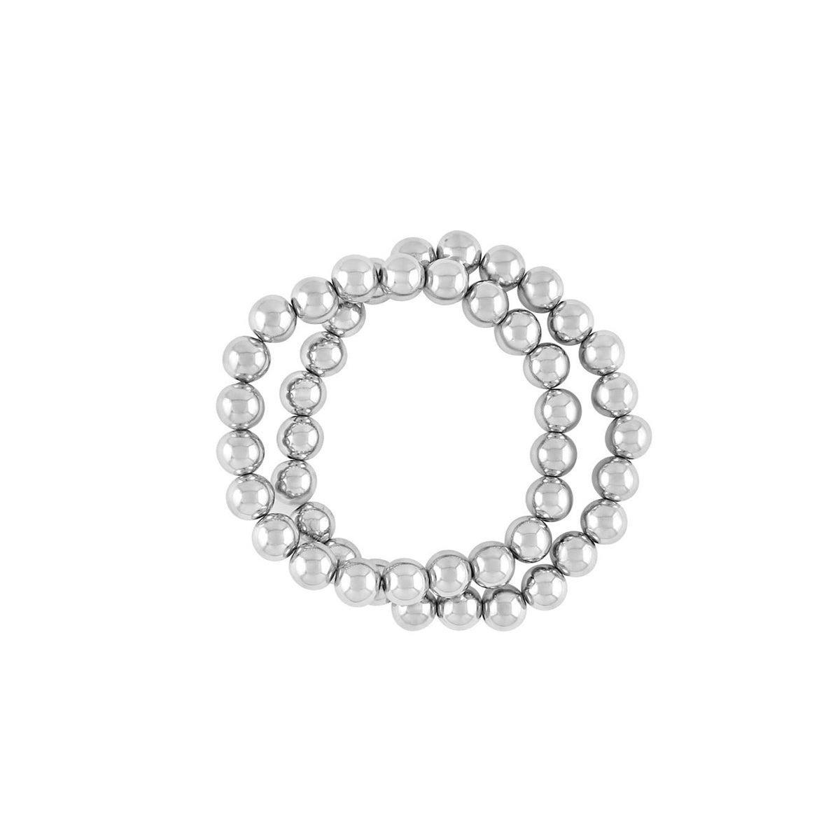 Stainless Bead Bracelet 8mm